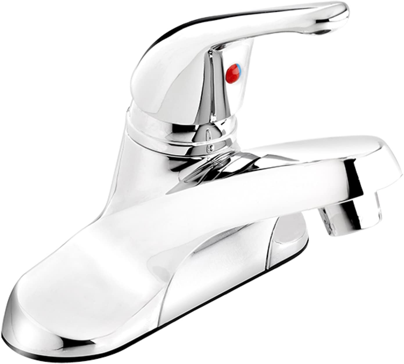 7.48 X 9.45 X 5.12 In. Bathroom Sink Faucet With 1 Handle & 4 In. Centerset, Polished Chrome