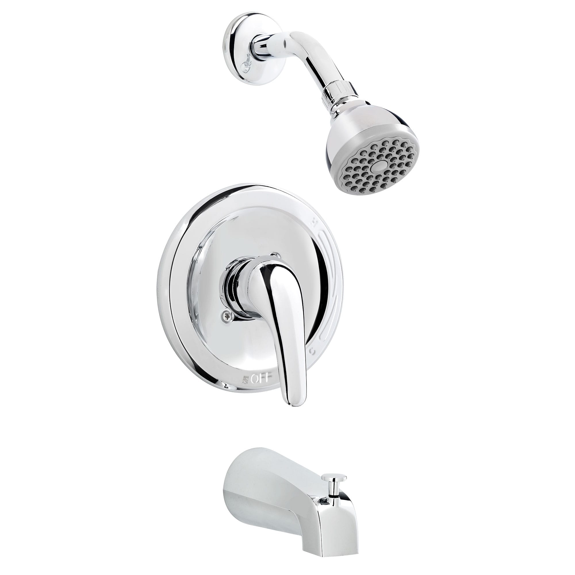 Eby90ccp 7.48 X 9.45 X 5.12 In. Bathtub & Shower Faucet With 1 Handle, Polished Chrome