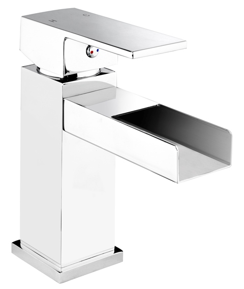 Qua22ccp Bathroom Sink Faucet With 1 Handle & Single Hole, Polished Chrome