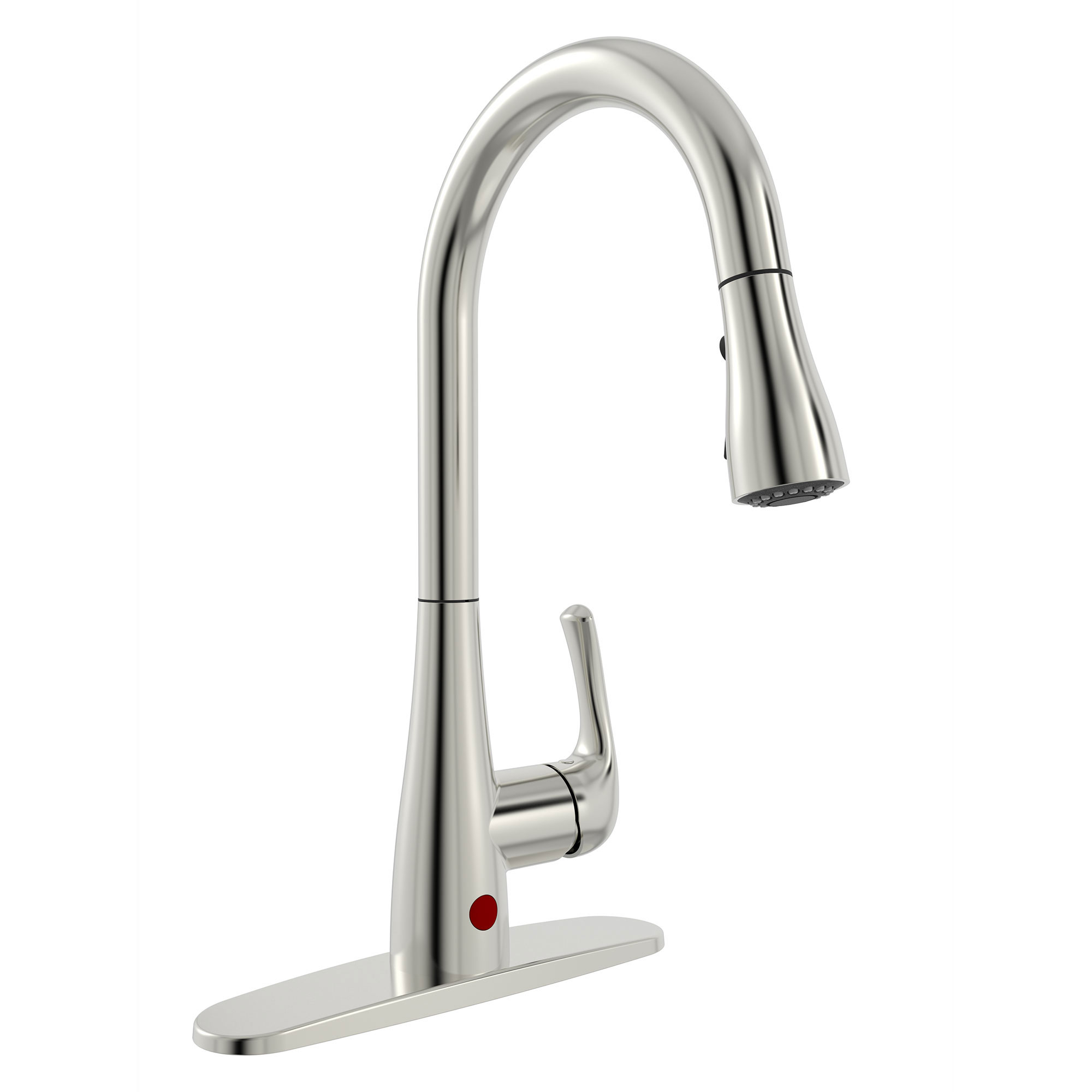 Nex76cbn Movement Sensor Kitchen Sink Faucet With Pull Down Spout & 1 Handle, Brushed Nickel