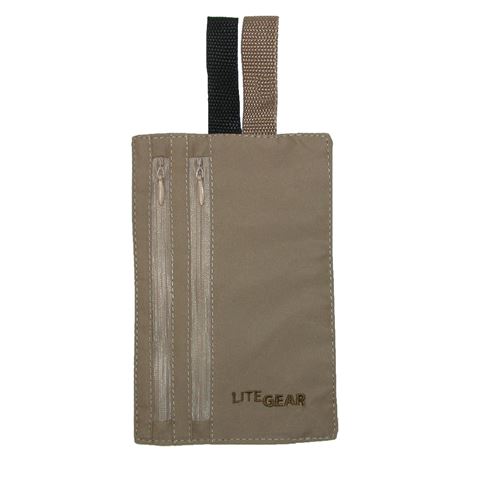 Lite Gear Lg-1000 Rfid Microfiber Hidden Pocket, Tan