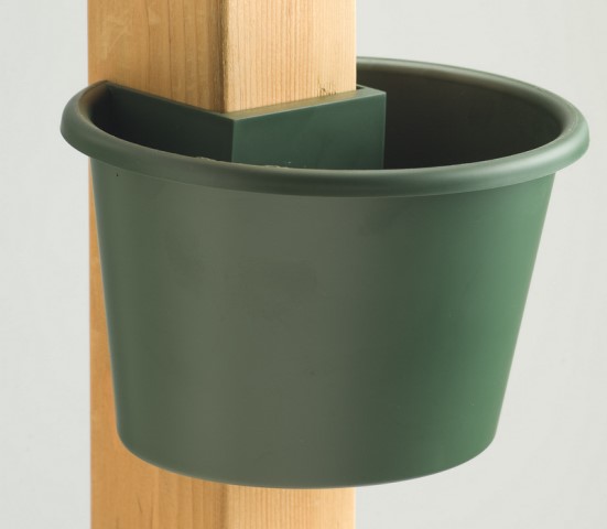 Spg Small Planter Green For 4x4 Lumber Wooden Post
