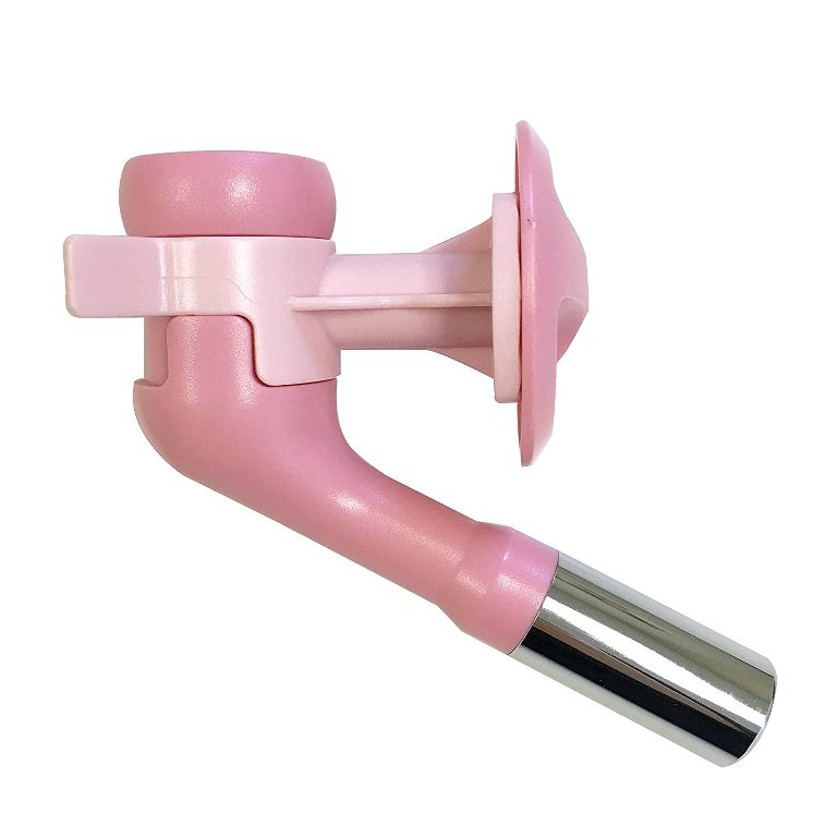 Choco Nose H570 Patented No Drip Large Dog Water Nozzle - Over 45 Lbs - Pink & Light Pink