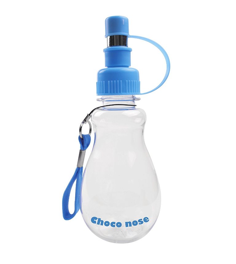 Choco Nose H258 8 Oz Modern Pet Portable Water Bottle - Baby Blue