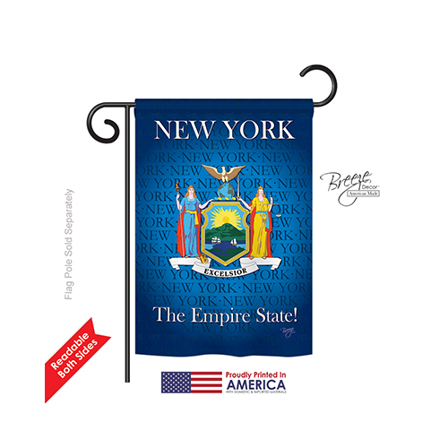 58147 States New York 2-sided Impression Garden Flag - 13 X 18.5 In.