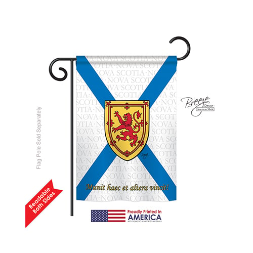 58187 Canada Provinces Nova Scotia 2-sided Impression Garden Flag - 13 X 18.5 In.