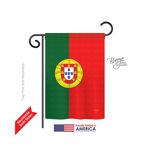 58118 Portugal 2-sided Impression Garden Flag - 13 X 18.5 In.