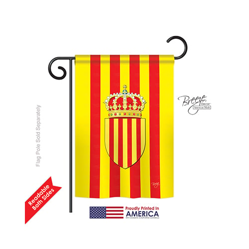 58183 Catalonia 2-sided Impression Garden Flag - 13 X 18.5 In.