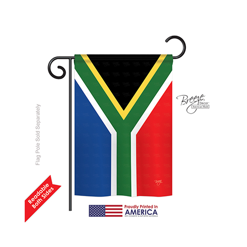 58208 South Africa 2-sided Impression Garden Flag - 13 X 18.5 In.