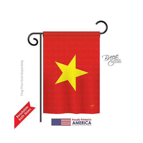 58325 Vietnam 2-sided Impression Garden Flag - 13 X 18.5 In.