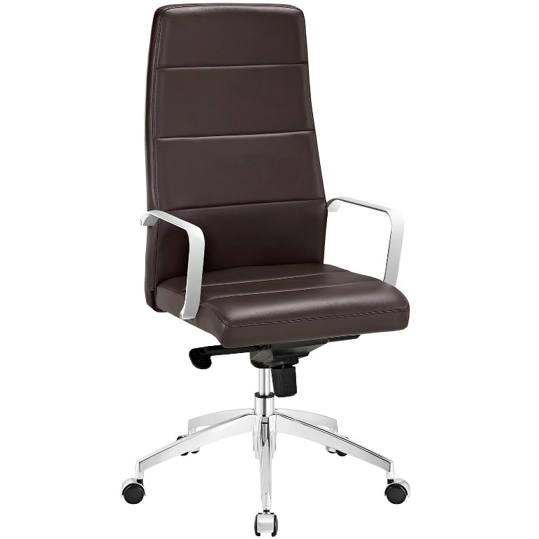 Modway Eei-2120-brn Stride Highback Office Chair, Brown