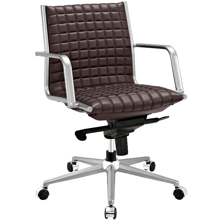 Modway Eei-2123-brn Pattern Office Chair, Brown