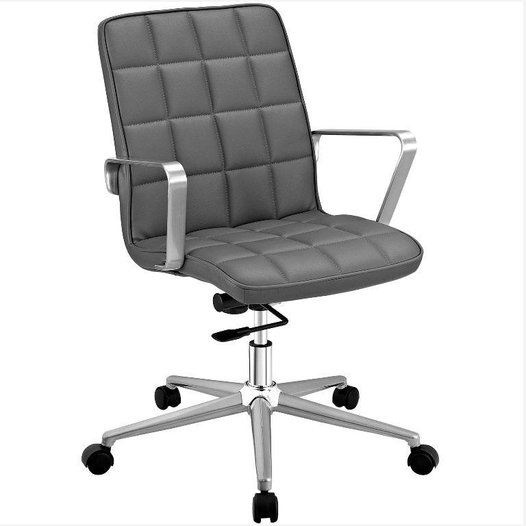 Modway Eei-2127-gry Tile Office Chair, Gray