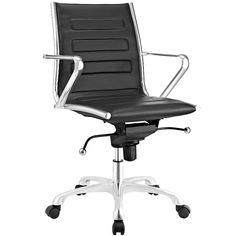 Modway Eei-2214-blk Ascend Mid Back Office Chair, Black