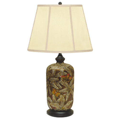 Jb Hirsch Home Decor Jb15430ec17 29 In. Field Of Art Hand Painted Porcelain Table Lamp