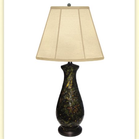 Jb Hirsch Home Decor Jb15431e18l 34 In. Flowering Webster Porcelain Table Lamp