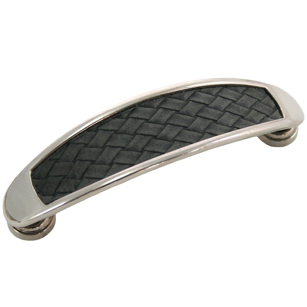 12399 3.5 In. Arch Pull - Polished Nickel & Black