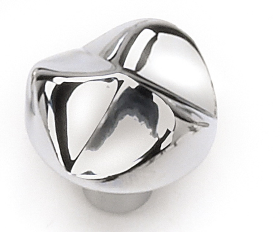 1.5 In. Contemporary Round Knob - Polished Chrome