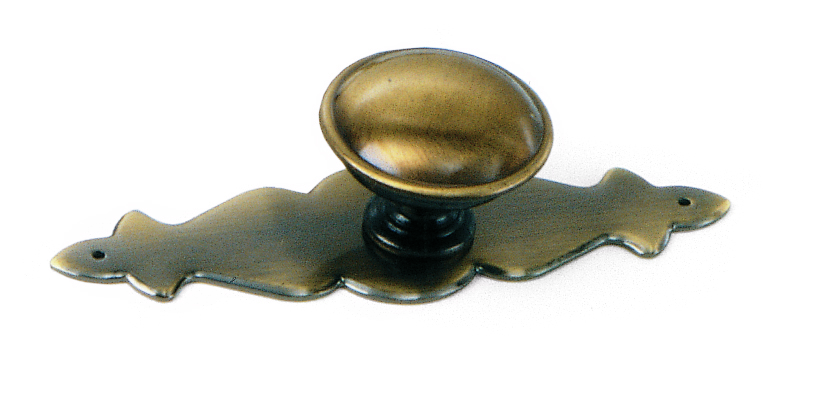 4 X 1 In. Backplate - Antique Brass