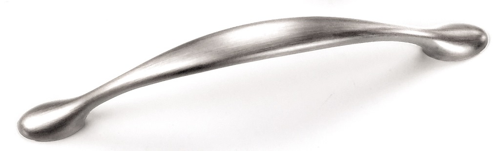 128 Mm Large Spoon Foot Pull - Brushed Satin Nickel