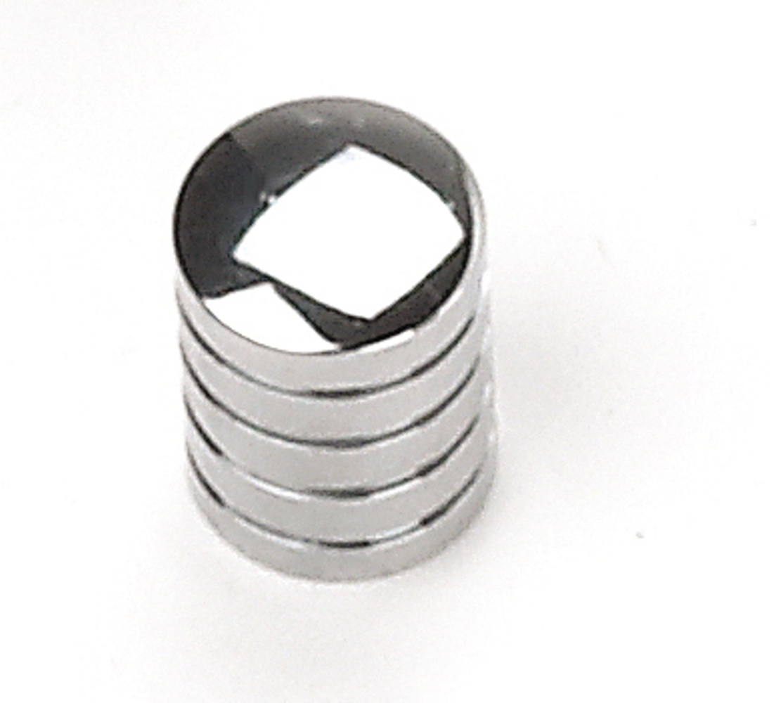 0.63 In. Cylinder Knob - Polished Chrome