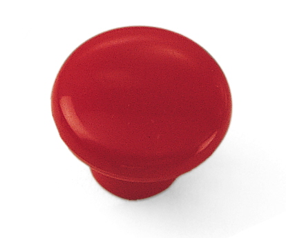 34638 1.25 In. Plastic Knob - Red