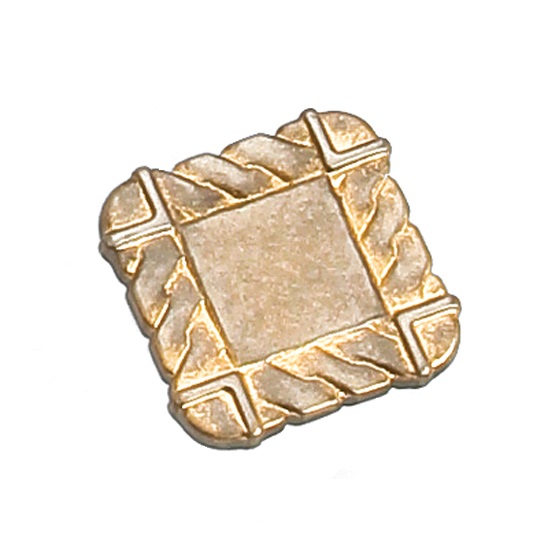 38875 1.25 In. Galley Knob - Antique Pewter & Bronze