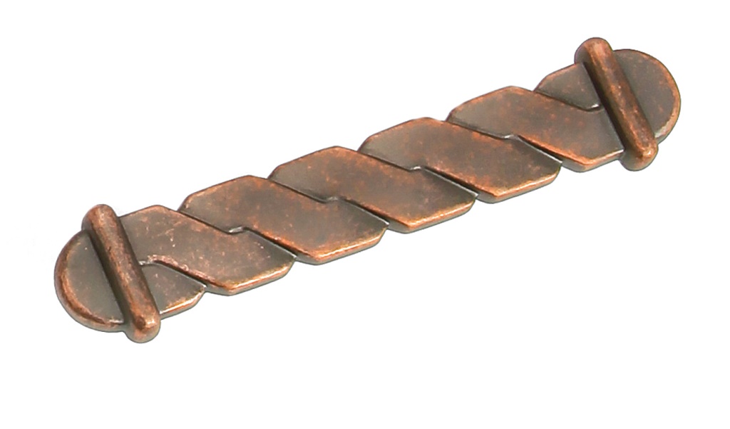 38907 3 In. Galley Pull - Antique Copper