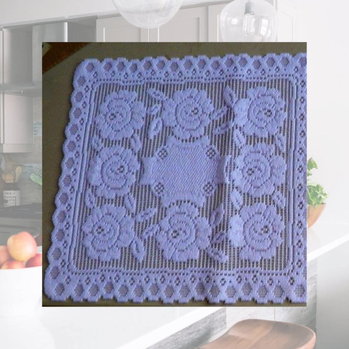 Picture of Tapestry Trading 652W1616 16 x 16 in. European Lace Doily- White