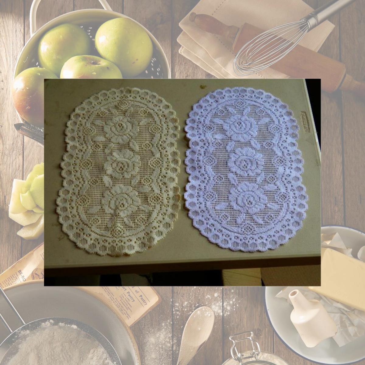 Picture of Tapestry Trading 652I1420 12 x 20 in. European Lace Placemat- Ivory