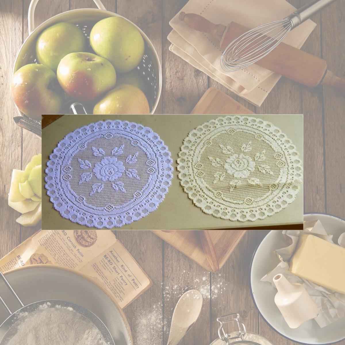 Picture of Tapestry Trading 652I16 16 in. European Lace Doily- Ivory