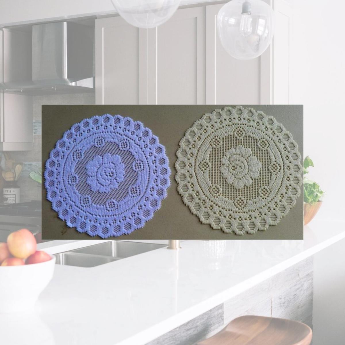 Picture of Tapestry Trading 652I1616 16 x 16 in. European Lace Doily- Ivory