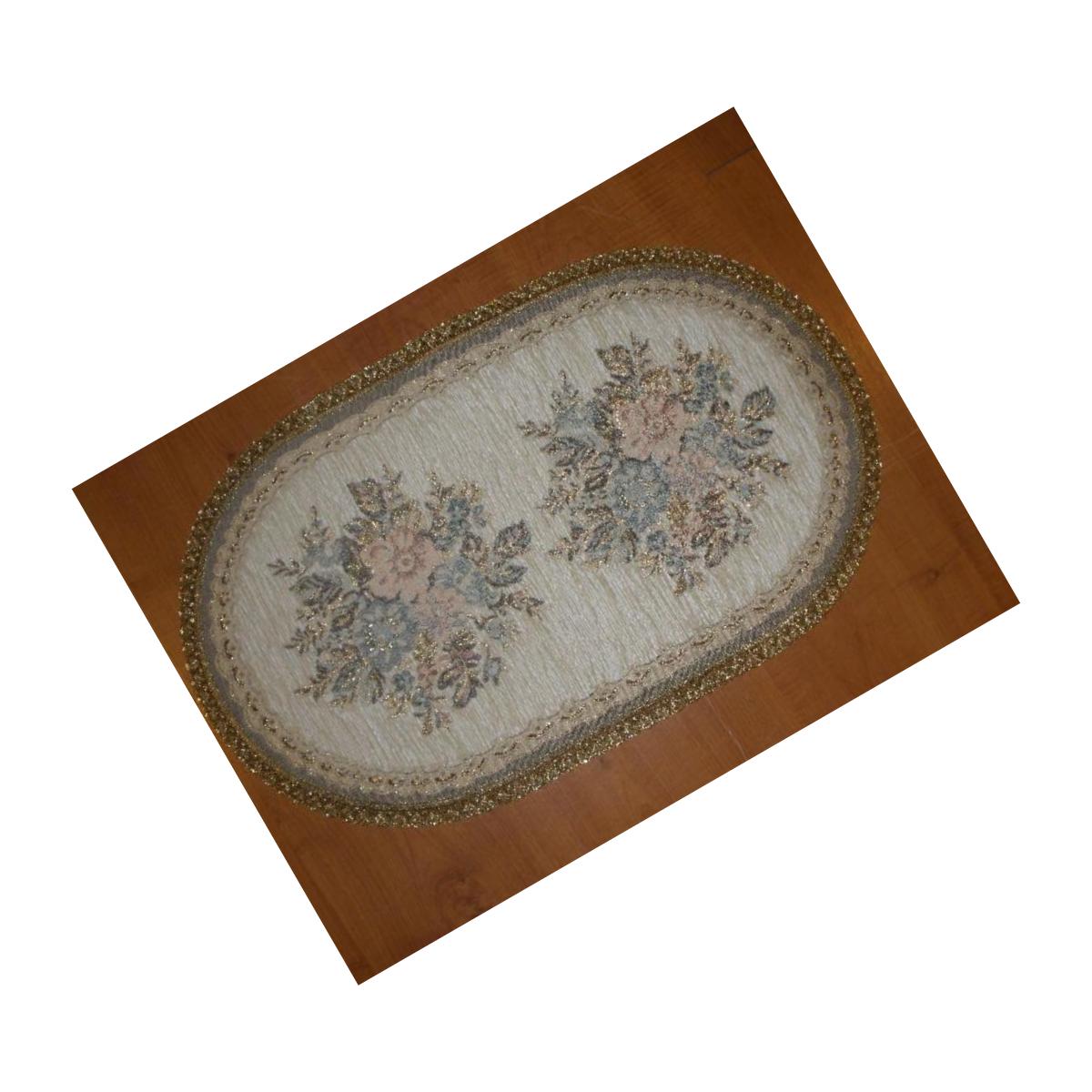 Picture of Tapestry Trading A1014B 10 x 14 in. Begium Doily Anika- Blue