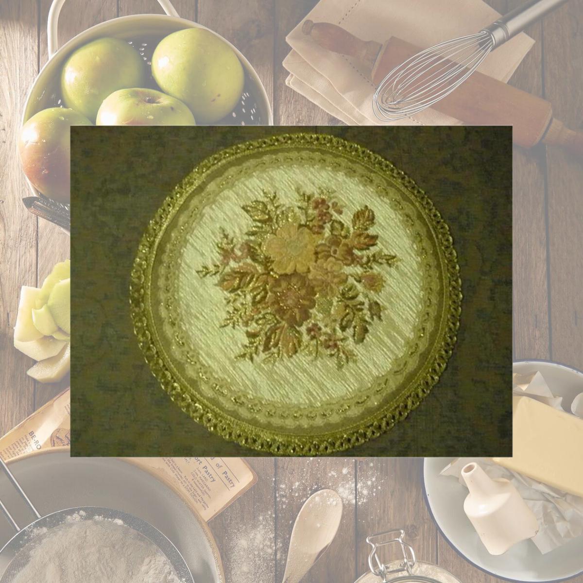 Picture of Tapestry Trading A14R 14 in. Begium Doily Anika- Red