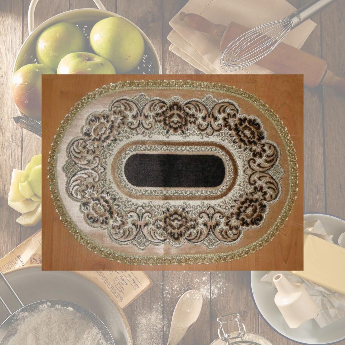 Picture of Tapestry Trading V1422BE 14 x 20 in. Begium Doily Verona- Beige
