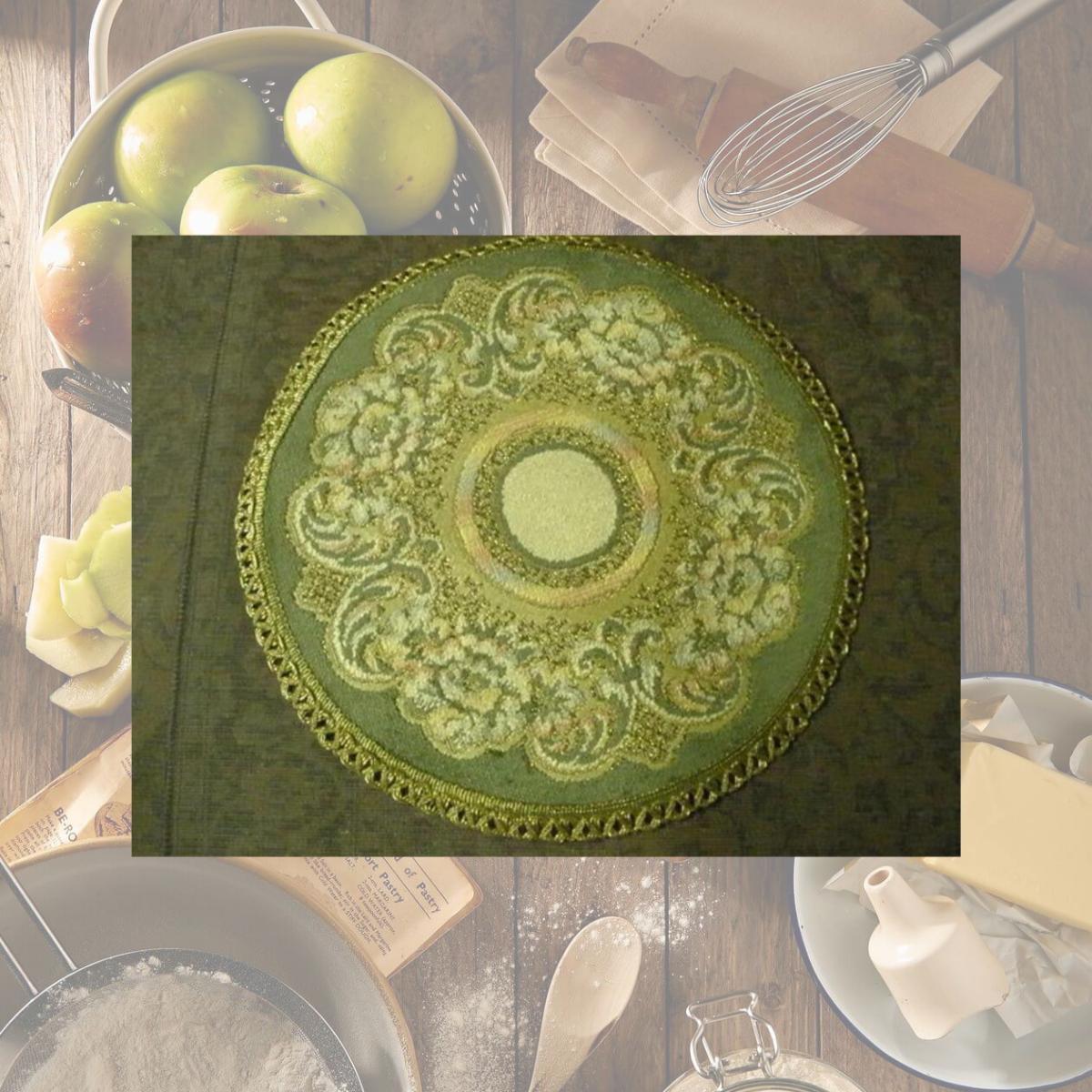 Picture of Tapestry Trading V14G 14 in. Begium Doily Verona- Green