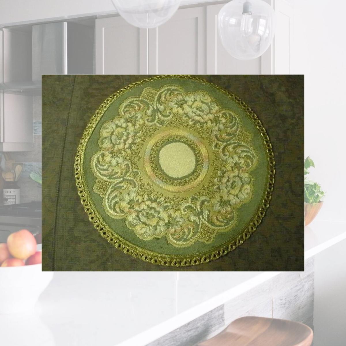 Picture of Tapestry Trading V14J 14 in. Begium Doily Verona- Jade