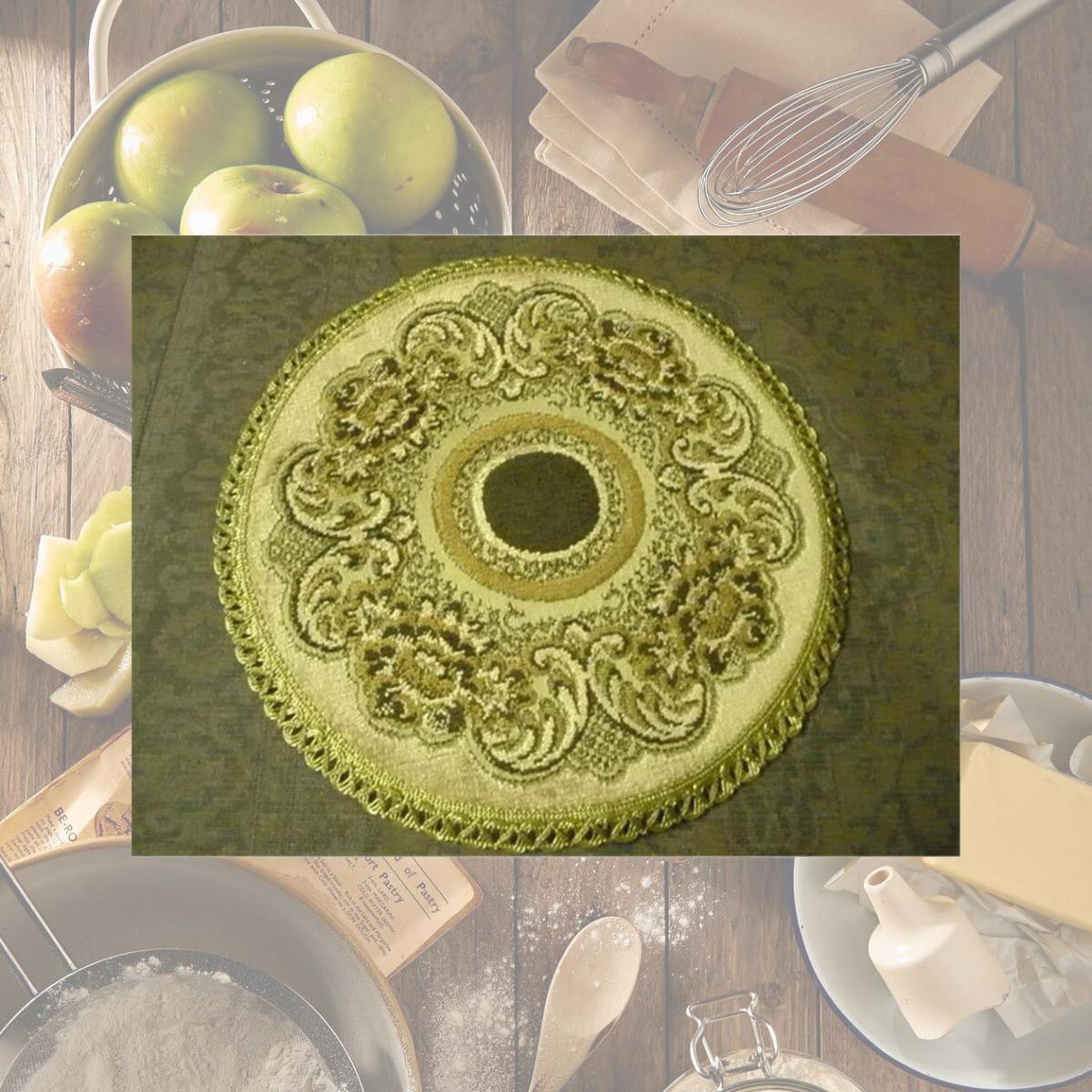 Picture of Tapestry Trading V28B 28 in. Begium Table Top Verona Doily- Blue