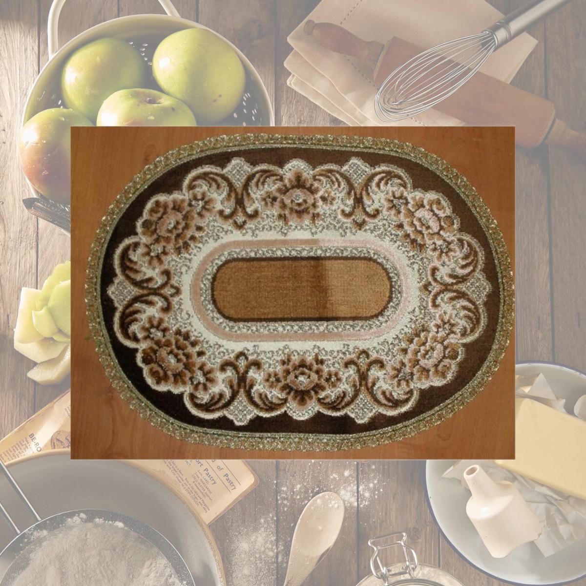Picture of Tapestry Trading V914BR 9 x 14 in. Begium Doily Verona- Brown