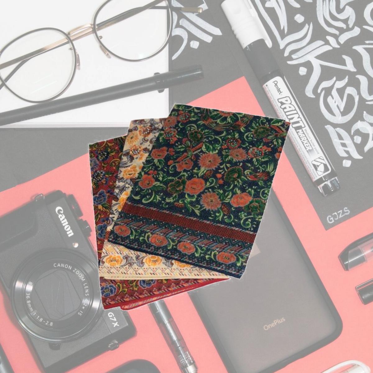 Picture of Tapestry Trading BN-111 Floral Fine Italian Bandanna & Hankie - Pack of 3