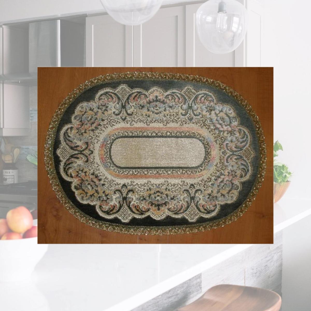 Picture of Tapestry Trading V914J 9 x 14 in. Begium Doily Verona- Jade