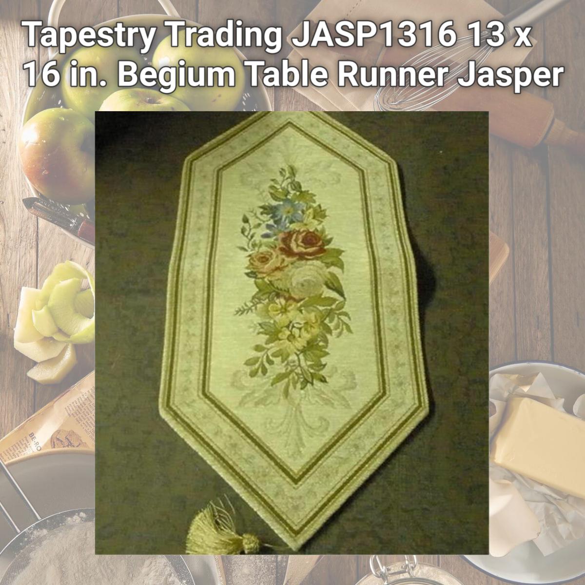 Picture of Tapestry Trading JASP1316 13 x 16 in. Begium Table Runner Jasper