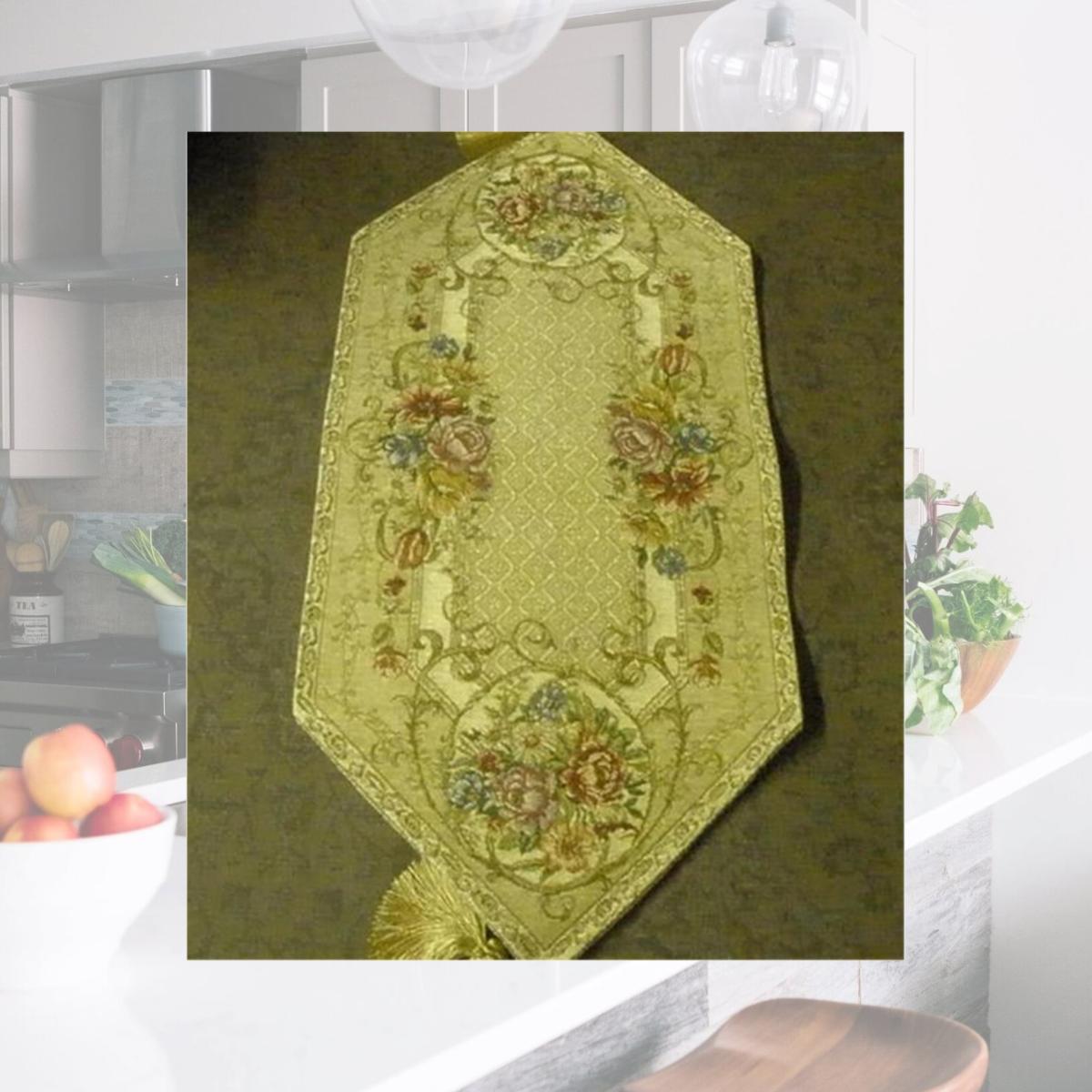 Picture of Tapestry Trading PL1372 13 x 72 in. Begium Table Runner Plazza
