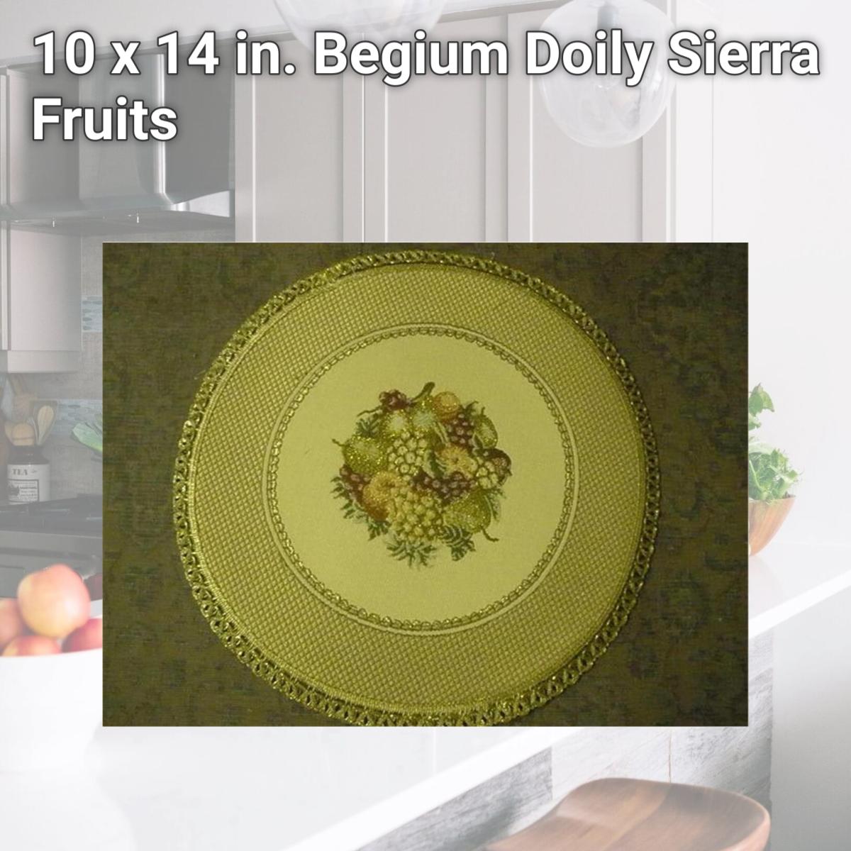 Picture of Tapestry Trading SE1014 10 x 14 in. Begium Doily Sierra Fruits