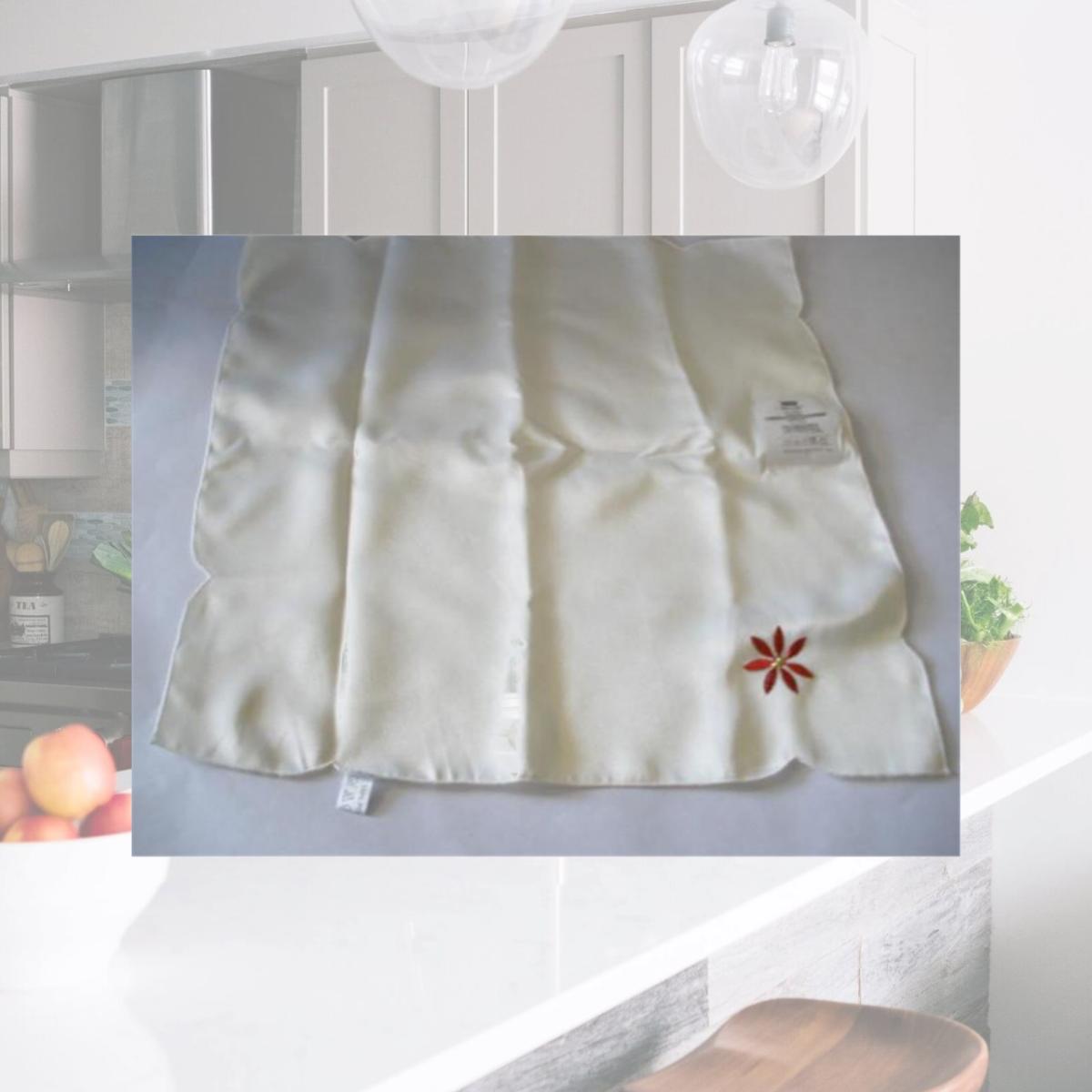 Picture of Tapestry Trading RC22355-1717-4 Embroidered Christmas Poinsettia Napkins- Set Of 4