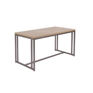 Bqnts Boutique Small Nesting Table, Satin Nickel
