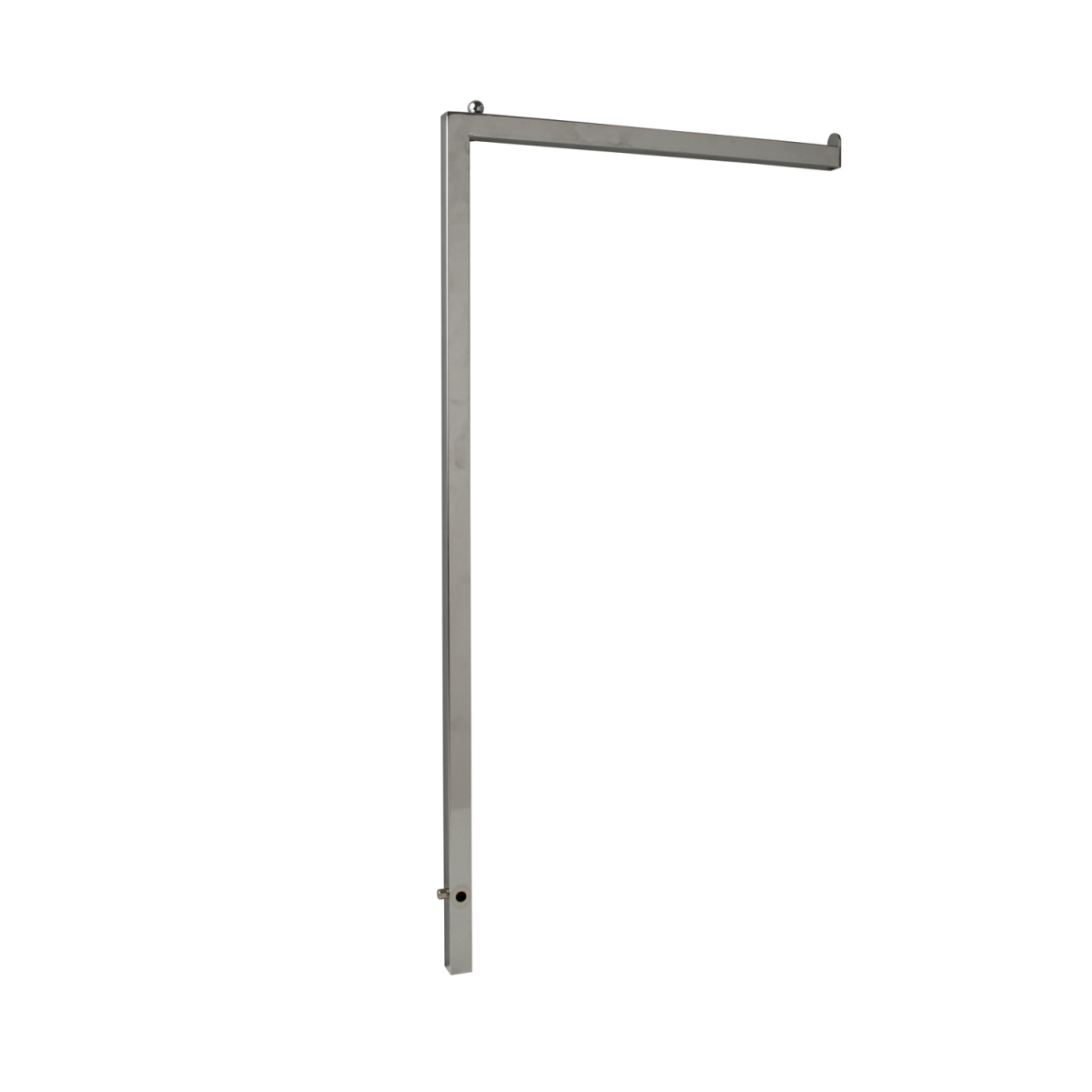 Arm10 16 In. Square Tubing Straight Arm - Chrome
