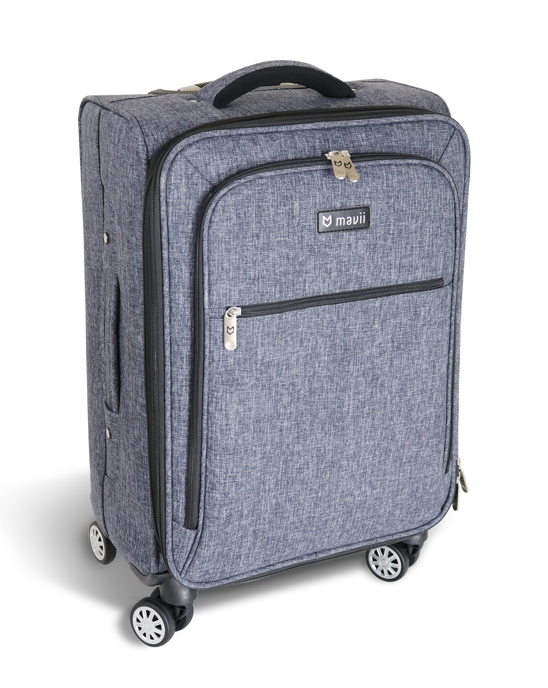 Dfr-1177 Costume Rack Carry-on Luggage With Spinner Wheels, Gray
