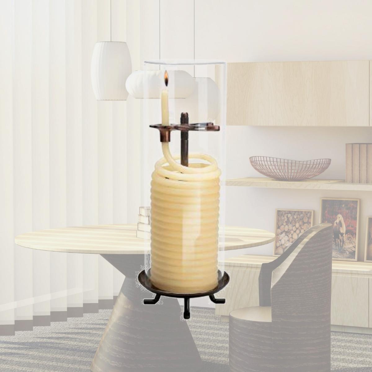 Picture of Candle By The Hour 20559BCC 80 Hour Coil Citronella Candle with Glass Globe