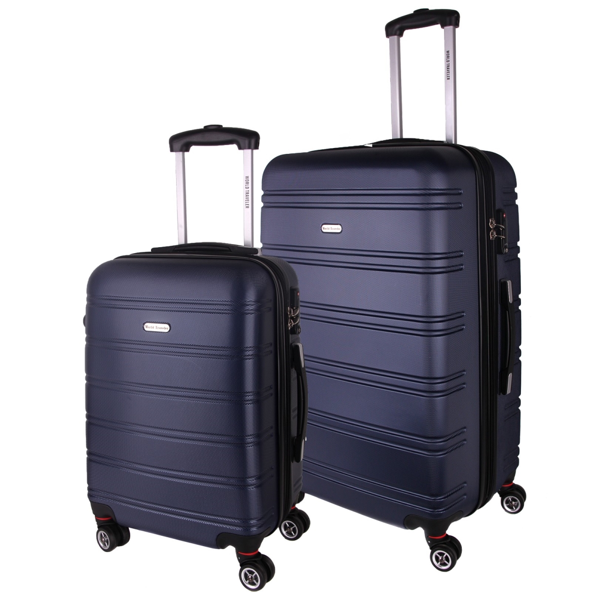 Wtc1101-2-blue Bristol Ii Hardside 2-piece Spinner Luggage Set, Blue